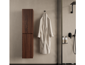 Badkamerkast Milan Choco Eiken 160cm 2-deurs