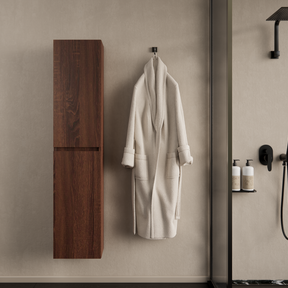 Badkamerkast Milan Choco Eiken 160cm 2-deurs