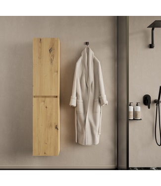 GLISS DESIGN Badkamerkast Milan Artisan Eiken 160cm 2-deurs