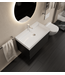 GLISS DESIGN Gliss Design I Wastafelmeubel I Milan I 60 cm I Mat Zwart