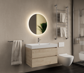 Gliss Design I Wastafelmeubel I Milan I 60 cm I Kastanje Gliss Design I Wastafelmeubel I Milan I 60 cm I Kastanje