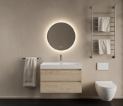 Gliss Design I Wastafelmeubel I Milan I 60 cm I Kastanje Gliss Design I Wastafelmeubel I Milan I 60 cm I Kastanje