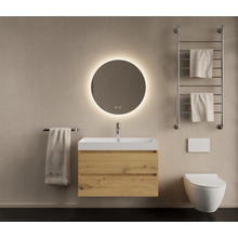 Gliss Desing Wastafelmeubel Milan Artisan Eiken 60 cm met Wastafel naar keuze