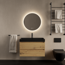 Gliss Design Wastafelmeubel Milan Artisan Eiken 80 cm met Wastafel naar keuze