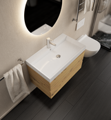 Gliss Design I Wastafelmeubel I Milan I 80 cm I Artisan Eiken