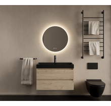 Gliss Design I Wastafelmeubel I Milan I 80 cm I Kastanje