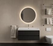 Gliss Design I Wastafelmeubel I Milan I 100 cm I Mat  Zwart Gliss Design I Wastafelmeubel I Milan I 100 cm I Mat  Zwart