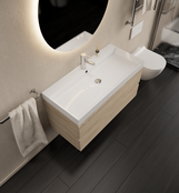 Gliss Design I Wastafelmeubel I Milan I 100 cm I Kastanje Gliss Design I Wastafelmeubel I Milan I 100 cm I Kastanje