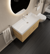 Gliss Design I Wastafelmeubel I Milan I 100 cm I Artisan Eiken Gliss Design I Wastafelmeubel I Milan I 100 cm I Artisan Eiken