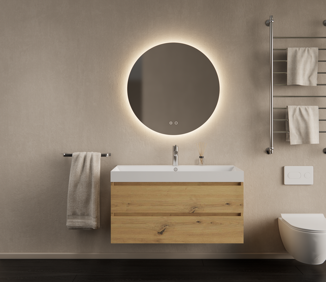 Gliss Design I Wastafelmeubel I Milan I 100 cm I Artisan Eiken Gliss Design I Wastafelmeubel I Milan I 100 cm I Artisan Eiken