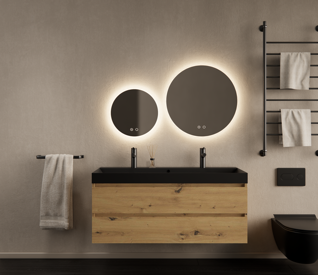 Gliss Design I Wastafelmeubel I Milan I 120 cm I Artisan Eiken Gliss Design I Wastafelmeubel I Milan I 120 cm I Artisan Eiken