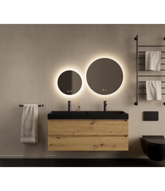 Gliss Design I Wastafelmeubel I Milan I 120 cm I Artisan Eiken