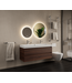Gliss Design Wastafelmeubel Milan Choco Eiken Walnoot 120 cm met Wastafel enkele wasbak