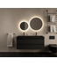 Gliss Design Wastafelmeubel Milan Mat Zwart 120 cm met Wastafel enkele wasbak
