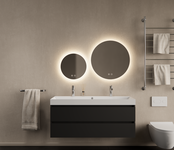 Gliss Design Wastafelmeubel Milan Mat Zwart 120 cm met Wastafel enkele wasbak