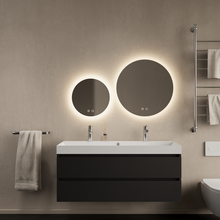 Gliss Design Wastafelmeubel Milan Mat Zwart 120 cm met Wastafel enkele wasbak