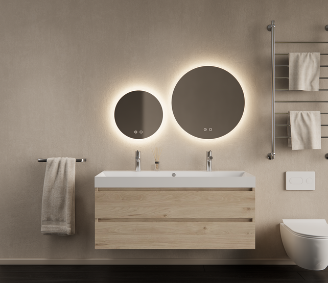 Gliss Design I Wastafelmeubel I Milan I 120 cm I Kastanje