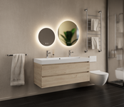 Gliss Design I Wastafelmeubel I Milan I 120 cm I Kastanje