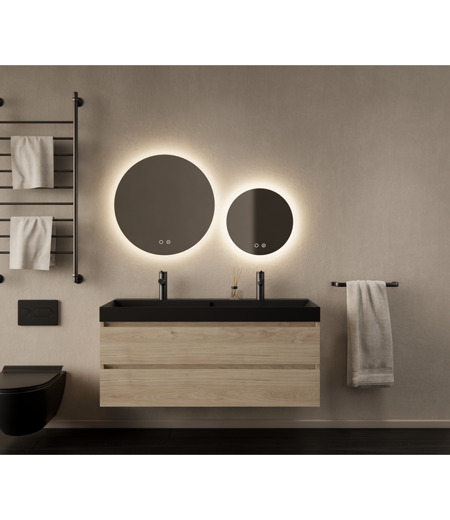 Gliss Design I Wastafelmeubel I Milan I 120 cm I Kastanje