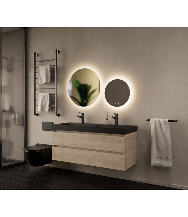 Gliss Design I Wastafelmeubel I Milan I 120 cm I Kastanje