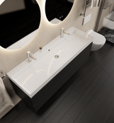 Gliss Design I Wastafelmeubel I Milan I 140 cm I Mat Zwart Gliss Design I Wastafelmeubel I Milan I 140 cm I Mat Zwart