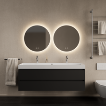 Gliss Design Wastafelmeubel Milan Mat Zwart 140 cm met Wastafel enkele wasbak