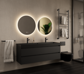 Gliss Design I Wastafelmeubel I Milan I 140 cm I Mat Zwart Gliss Design I Wastafelmeubel I Milan I 140 cm I Mat Zwart