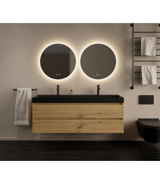 Gliss Design I Wastafelmeubel I Milan I 140 cm I Artisan Eiken