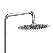 Regendoucheset Mila Chroom Rond Opbouw Thermostatisch Hoofddouche 20 cm Regendoucheset Mila Chroom Rond Opbouw Thermostatisch Hoofddouche 20 cm