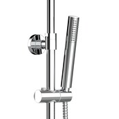 Regendoucheset Mila Chroom Rond Opbouw Thermostatisch Hoofddouche 20 cm Regendoucheset Mila Chroom Rond Opbouw Thermostatisch Hoofddouche 20 cm