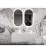 Gliss Design Arges Badkamermeubel met Ribbelfront Mat Wit 120cm incl. topblad