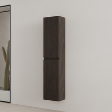 Badkamerkast met Ribbelfront Charcoal 160 cm 2-deurs Timotheus