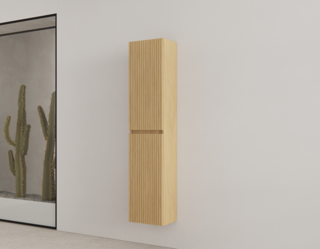 Badkamerkast met Ribbelfront Pure160 cm 2-deurs Timotheus