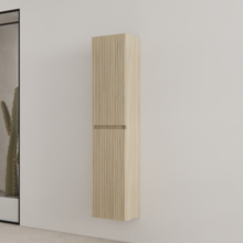 Badkamerkast met Ribbelfront Corn Silk 160 cm 2-deurs Timotheus