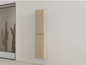 Badkamerkast met Ribbelfront Corn Silk 160 cm 2-deurs Timotheus