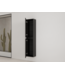 Badkamerkast met Ribbelfront Mat Zwart 160 cm 2-deurs Timotheus