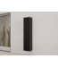 GLISS DESIGN Badkamerkast met Ribbelfront Mat Zwart 160 cm 2-deurs Timotheus