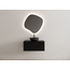 GLISS DESIGN Gliss Desing Wastafelonderkast Ribbelfront Zwart Veneer 90 cm 1 lade Timotheus