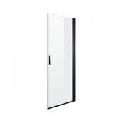 Douchedeur Bari Zwart 90 cm 6mm veiligheidsglas Transparant met Nano Coating Douchedeur Bari Zwart 90 cm 6mm veiligheidsglas Transparant met Nano Coating