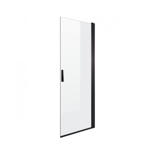 Douchedeur Bari Zwart 90 cm 6mm veiligheidsglas Transparant met Nano Coating Douchedeur Bari Zwart 90 cm 6mm veiligheidsglas Transparant met Nano Coating