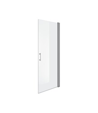 FABRIECIO Douchedeur Bari Chroom 80 cm 6mm veiligheidsglas Transparant met Nano Coating