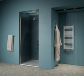 Gliss Design Prima Douchedeur Nis 90cm Chroom 6mm Helderglas Draaideur 190cm Gliss Design Prima Douchedeur Nis 90cm Chroom 6mm Helderglas Draaideur 190cm