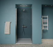 Gliss Design Prima Douchedeur Nis 80cm Chroom 6mm Helderglas Draaideur 190cm Gliss Design Prima Douchedeur Nis 80cm Chroom 6mm Helderglas Draaideur 190cm