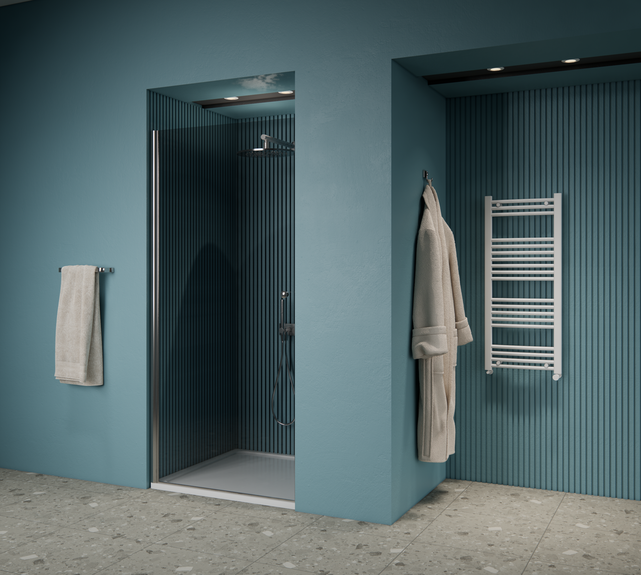 Gliss Design Prima Douchedeur Nis 70cm Chroom 6mm Helderglas Draaideur 190cm Gliss Design Prima Douchedeur Nis 70cm Chroom 6mm Helderglas Draaideur 190cm