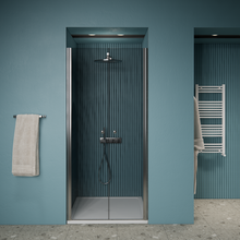 Gliss Design Prima Douchedeur Pendeldeur 80cm Chroom 6mm Helderglas 190cm