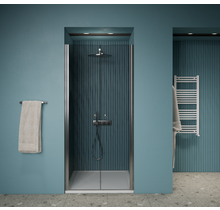 Gliss Design Prima Douchedeur Pendeldeur 100cm Chroom 6mm Helderglas 190cm