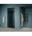 Gliss Design Douchedeur Amore Zwart Vouwdeur 80x190cm Nisdeur met 6mm Anti-Kalk veiligheidsglas