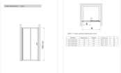 Gliss Design Douchedeur Amore Schuifdeur Zwart 110 cm Nisdeur met 5mm Anti-Kalk Glas Gliss Design Douchedeur Amore Schuifdeur Zwart 110 cm Nisdeur met 5mm Anti-Kalk Glas