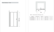 Gliss Desing Douchedeur Amore Schuifdeur Zwart 130 cm Nisdeur met 5mm Anti-Kalk Glas Gliss Desing Douchedeur Amore Schuifdeur Zwart 130 cm Nisdeur met 5mm Anti-Kalk Glas