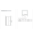 Gliss Design Douchedeur Amore Schuifdeur Zwart 140 cm Nisdeur met 5mm Anti-Kalk Glas